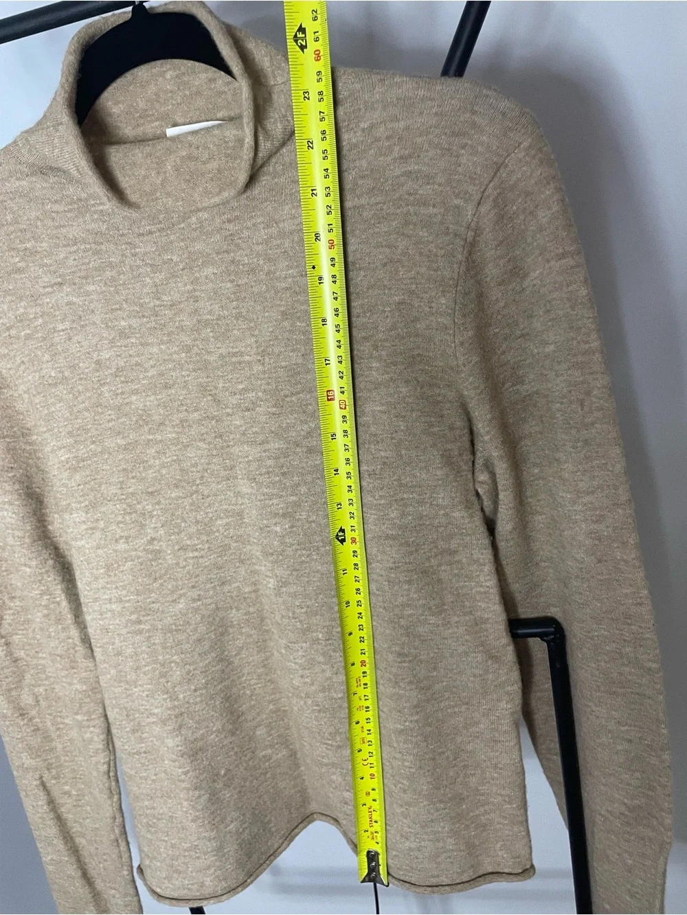 Wilfred Tan Mock Neck Long Sleeve Top - Picture 5 of 5